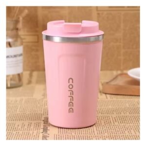 Vaso Termico Digital 510ml Rosado con Pantalla Moderna para Uso Diario
