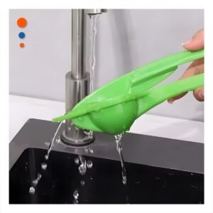 Exprimidor Plastico Limones Verde Limon Facil de Usar En Casa