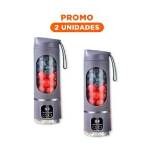 Pack2 Trituradora para Smoothies Caseros con Tapa Tomatodo 450 ml Violeta