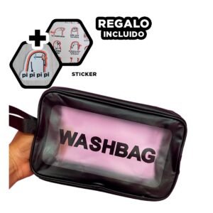 Estuche Rectangular 22x13x7cm de Color Negro Portatil Y+Regalo Sticker