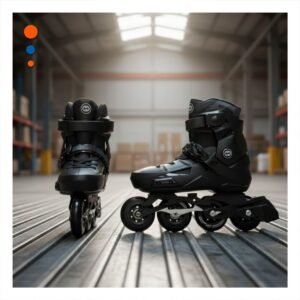 Patines Ajustables Urbanos T 32 al 35 Color Negro para Desplazamiento Suave
