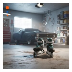 Equipo Patines Urbanos Ollie Celeste y negro Talla L para Estilo Urbano