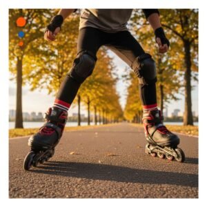 Implemento Patines Urbanos Ollie Guinda y negro Talla L con Ruedas Resistentes