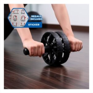 Aparato Para Core Y Fuerza Doble Llanta Negro Y+Regalo Sticker