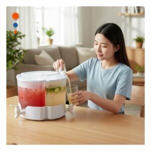 Bandeja de hielo blanco clic linea facil de usar en casa