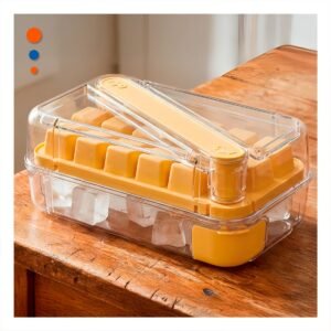 Bandeja para Hacer Cubos de Hielo Amarillo Clic Linea Hogar Festivo Cocina