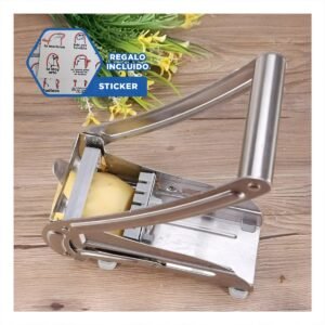Rebanador de Papa y Verduras Plateado Seguro y Practico en Casa Y+Regalo Sticker
