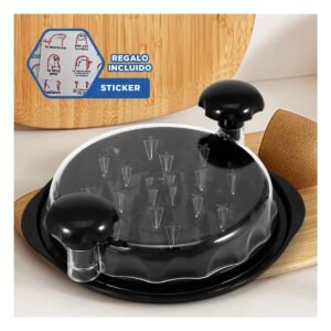 Desmenuzador de Carne Manual Giratorio para Cocina Familiar y Uso Diario Y+Regalo Sticker