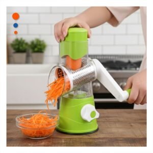 Rallador Manual Vertical Verde 24x10,8cm Facil de Usar en la Cocina