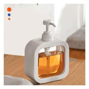 Dosificador de Jabon Cuadrado Blanco para Cocina Moderna del Hogar