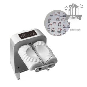 Maquina de Plastico Color Blanco para Empanadas con Sistema Recargable Y+Regalo Sticker