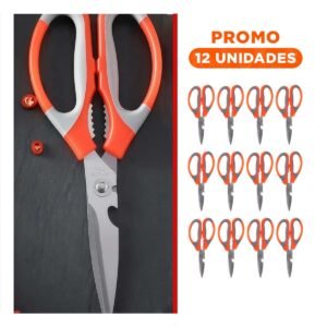 Pack2 Alicate Cocina 3 en 1 Naranja Multifuncional Abridor Cortador y Destapador