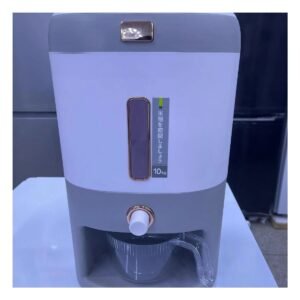 Dispensador de Arroz Plomo y Cereales con Capacidad de 10Kg Tapa Segura
