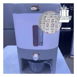Dispensador para Cocina Plomo de Arroz y Cereales con Flujo Controlado Y+Regalo Sticker