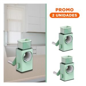 Pack2 Picador de Color Verde Multifuncional para Frutas y Verduras