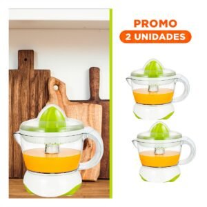 Pack2 Prensador Portatil de Color Blanco con Verde Plastico Ligero