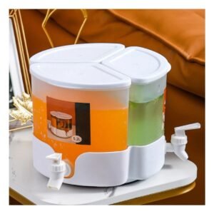 Dispensador Giratorio Blanco 3 tanques para el Orden en Vivienda