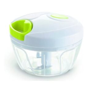 Picatodo Manual de Acrilico Transparente con Pita Funcional y Tapa Blanca Resistente