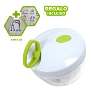 Picatodo de Uso Diario en Acrilico con Sistema de Pita Practica y Tapa Blanca Y+Regalo Sticker