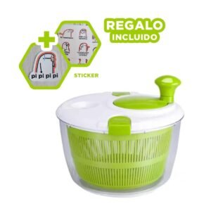 Escurridor de Cocina con Sistema Giratorio Verde Y+Regalo Sticker