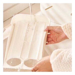 Dispensador Deslizante de Huevos y Latas 2 Niveles Blanco para Cocina