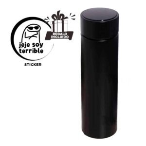 Botella Digital Termica 500 Ml con Filtro de Te para Cafe o Infusiones en Casa Y+Regalo Sticker