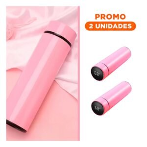 Pack2 Termo de Viaje Digital 500 Ml con Filtro de Te para Cafe o Te en Cualquier Lugar