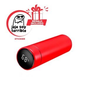 Botella Digital Termica 500 Ml con Filtro de Te para Cafe o Infusiones en Casa Y+Regalo Sticker