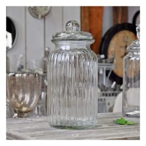 Frasco de Vidrio Multiuso de 2 Kilos Color Transparente para Cocina Organizada