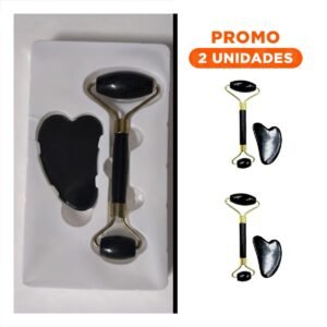 Pack2 Kit Facial Set de 2 Negro de Plastico Suave y Seguro para Todo Tipo de Piel