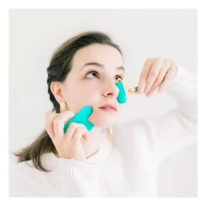 Kit 3 de Limpieza Facial Plastico Turquesa para Cuidado Diario en Casa