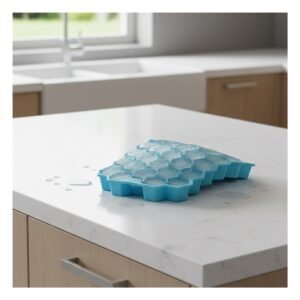 Molde de Silicona Celeste 20,5x12cm para Hielo con mucha Calma