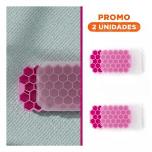 Pack2 Hielera de Panal Rosado 20,5x12cm para el Bienestar de los Padres
