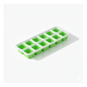 Molde Innovador para Cubos de Hielo y Bebidas Frias Verde
