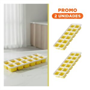 Pack2 Hielera Multiuso para Cubos Uniformes y Rapidos Amarillo