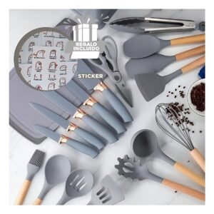 Set Plomo para Cocina Profesional Compuesto por 18 Piezas Inoxidable Y+Regalo Sticker