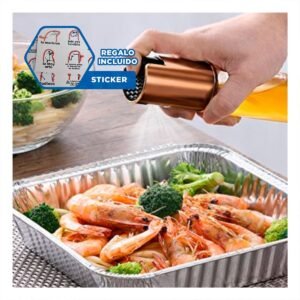 Dispensador de Aceite Cobre 100ml para Mantener el Orden en Mesa Y+Regalo Sticker