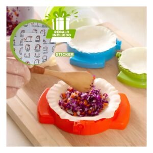 Set para Empanadas con 3 Dimensiones Multicolor en Plastico Y+Regalo Sticker