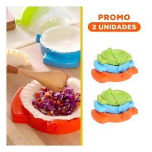 Pack2 Combo Multicolor de 3 Moldes Plastico para Empanadas