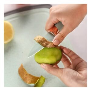 Set Cocina Profesional en Verde con 18 Piezas de Acero Inoxidable y Tabla