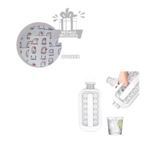 Hielera Funcional para Organizar Cubos y Evitar Derrames en Casa Y+Regalo Sticker