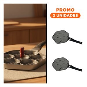 Pack2 Bandeja de Cocina para Huevos y Verduras Caseras Negro