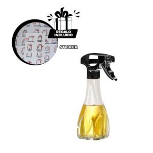 Dispensador de Aceite Spray 240ml Negro Practico y Funcional Y+Regalo Sticker