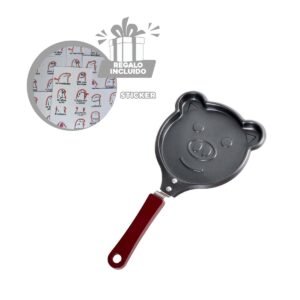 Sarten Cabeza de Chancho Plomo Comodo y Facil de Usar Cocinar Ingredientes Y+Regalo Sticker