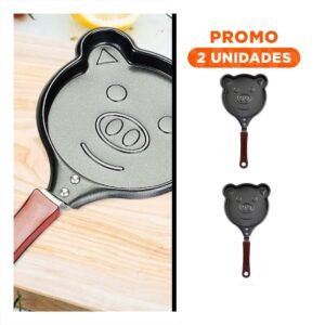 Pack2 Olla Cabeza de Chancho Plomo Comoda y Resistente Cocinar Comidas