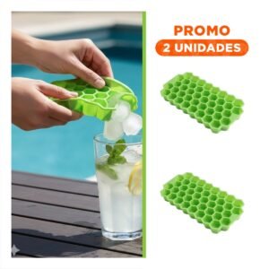 Pack2 Hielera de Panal Verde 20,5x12cm para el Bienestar de los Padres