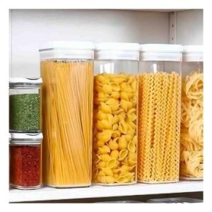 Frasco Acrilico Con Tapa Palanca Blanca 1900ml