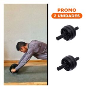 Pack2 Aro para Rutina Completa de Core Abdomen y Brazos Negro