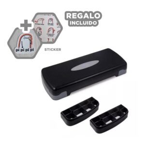 Step Deportivo de 2 Niveles Plomo para Ejercicio Funcional Diario Y+Regalo Sticker