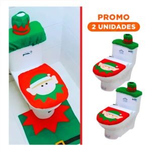 Pack2 Set Navideño Duende con Diseño Festivo para Decoracion Navideña en Casa